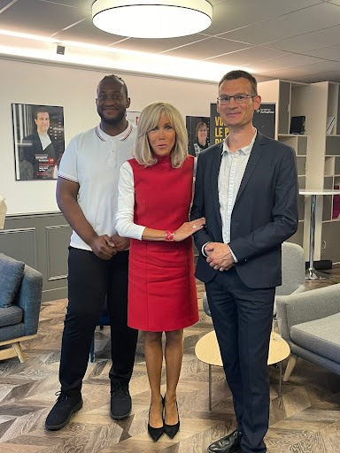 Le projet #EXEMPLAIRES présenté à Brigitte Macron