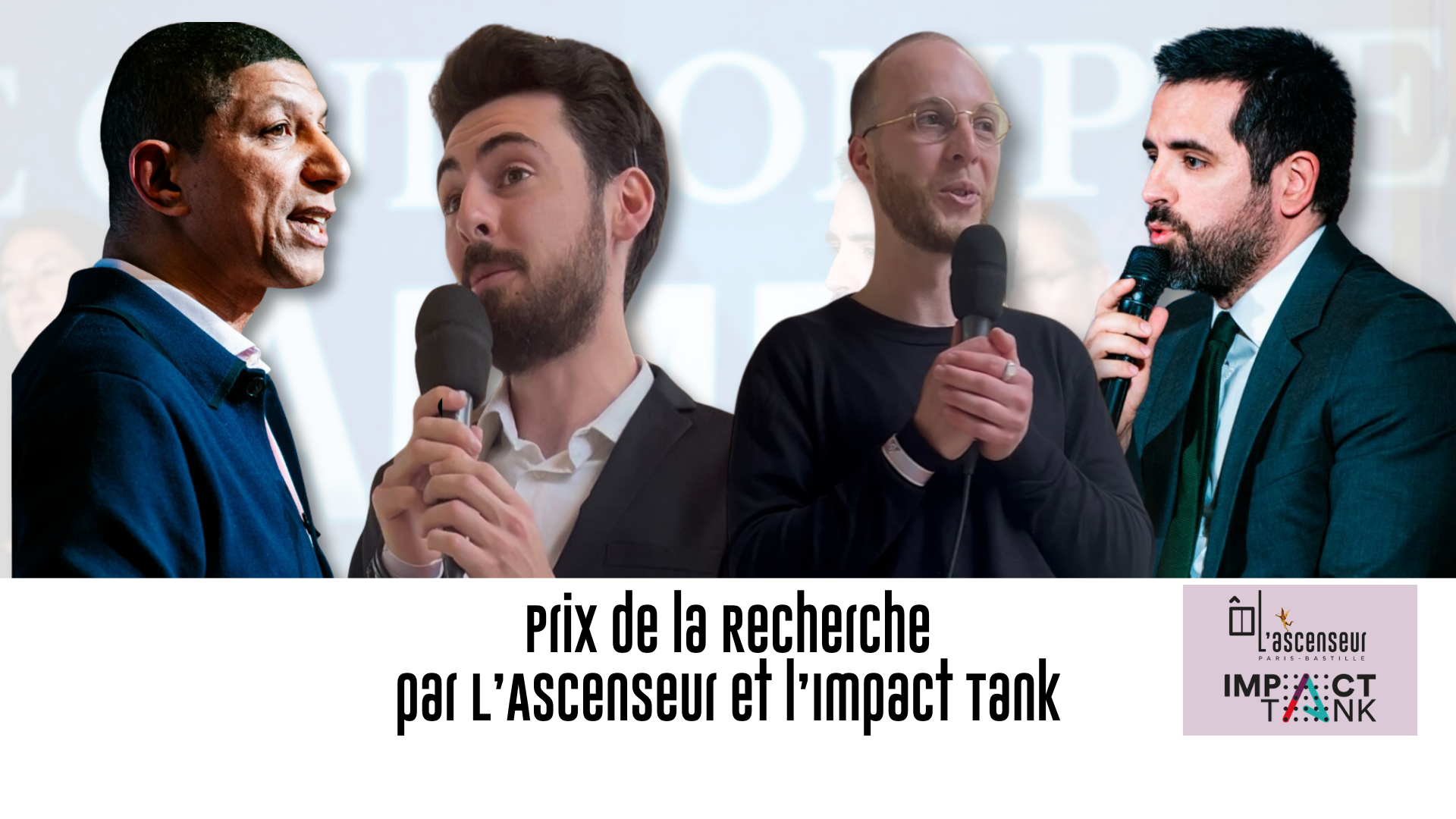 🖊️Le Prix de la Recherche IMPACT TANK x L’Ascenseur : penser les chiffres pour transformer la société